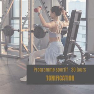 Programme tonification musculaire